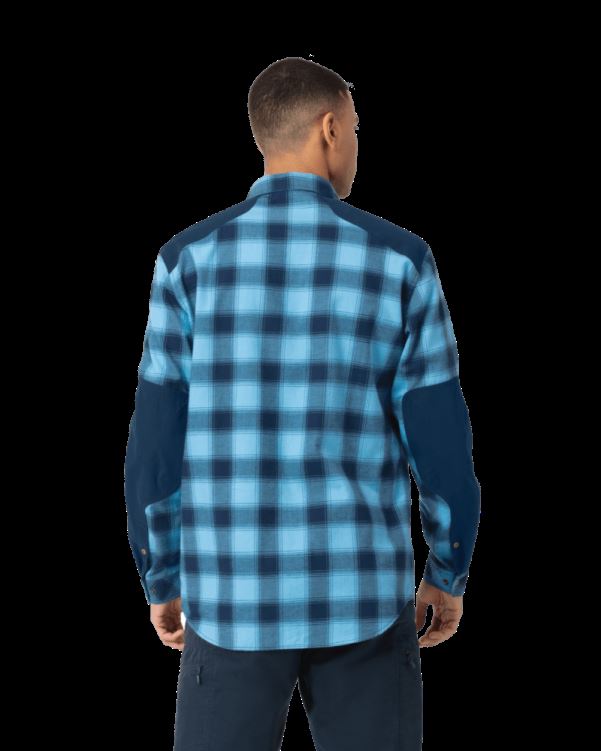 Norrona Heren Svalbard Flanellen Overhemd Heritage Blue/indigo Night