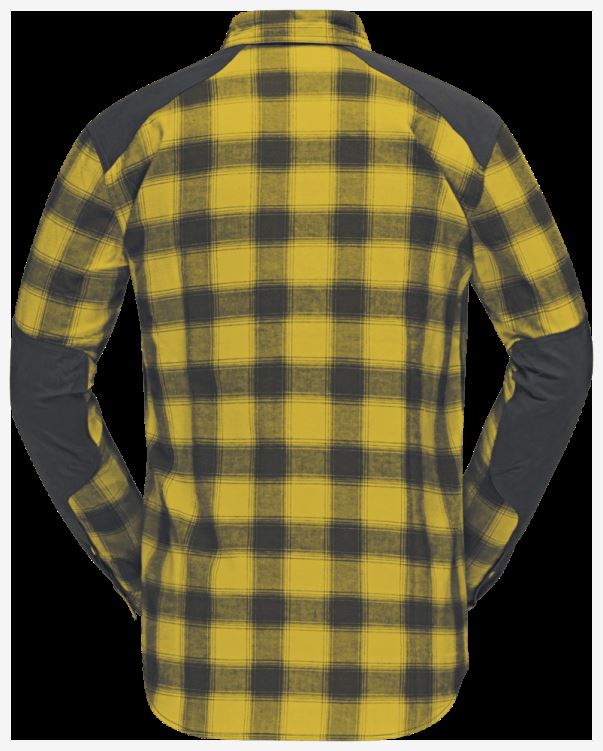Norrona Heren Svalbard Flanellen Overhemd Goud Palmgeel
