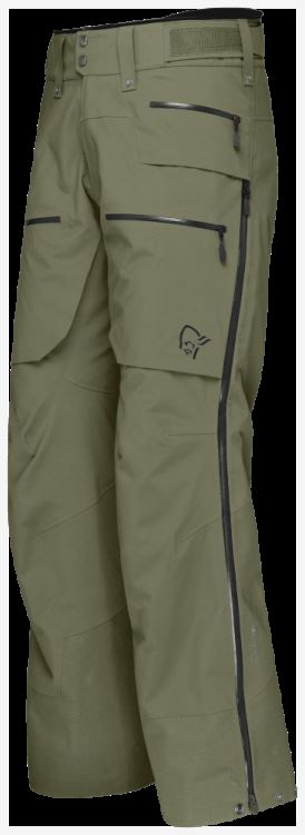 Norrona Heren Lofoten Gore-tex Pro Broek Olijf Nacht