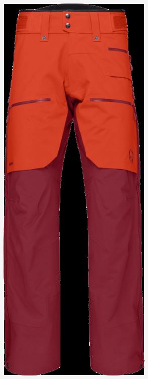 Norrona Heren Lofoten Gore-tex Pro Broek Adrenaline/rabarber