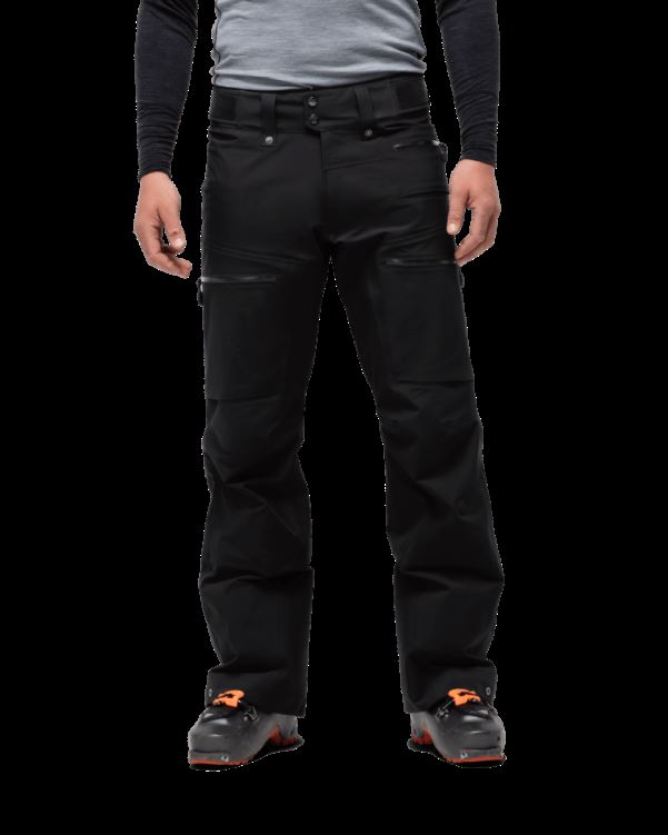 Norrona Heren Lofoten Gore-tex Broek Kaviaar Zwart