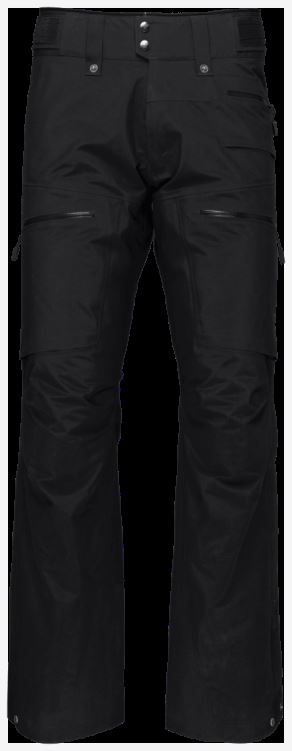 Norrona Heren Lofoten Gore-tex Broek Kaviaar Zwart