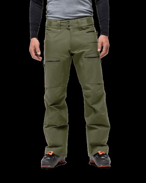 Norrona Heren Lofoten Gore-tex Broek Olijfgroen