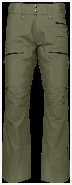 Norrona Heren Lofoten Gore-tex Broek Olijfgroen