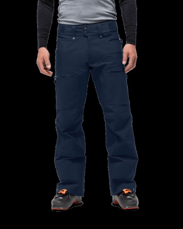 Norrona Heren Lofoten Gore-tex Broek Indigo Nachtblauw