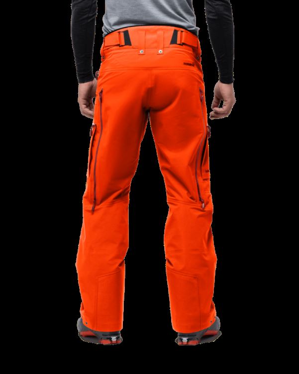 Norrona Heren Lofoten Gore-tex Broek Adrenaline Rood