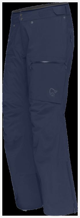 Norrona Lyngen Gore-tex Pro Herenbroek Indigo Nachtblauw