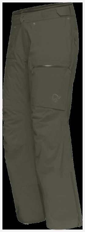 Norrona Lyngen Gore-tex Pro Broek Olijf Nacht Voor Heren