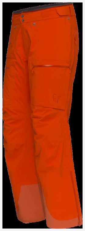 Norrona Lyngen Gore-tex Pro Broek Voor Heren Adrenaline Rood