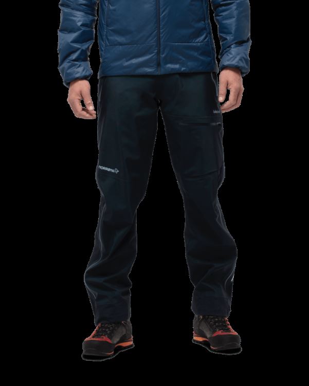 Norrona Heren Falketind Gore-tex Broek Kaviaar Zwart