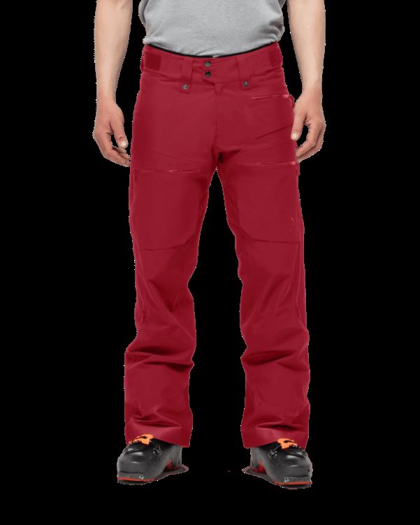 Norrona Heren Lofoten Gore-tex Geïsoleerde Broek Rabarber