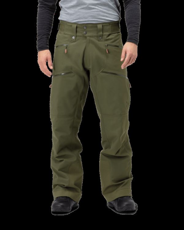 Norrona Heren Tamok Gore-tex Thermo40 Broek Olijf Nacht