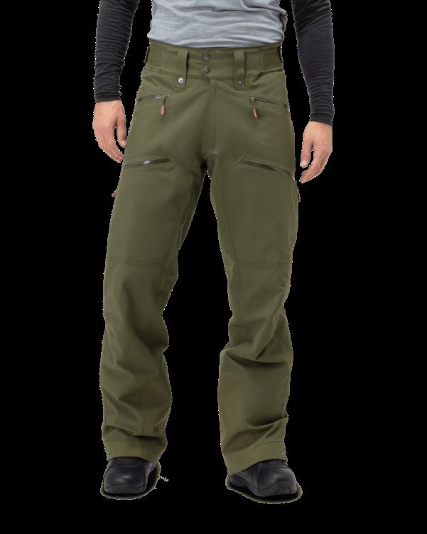 Norrona Heren Tamok Gore-tex Thermo40 Broek Olijf Nacht