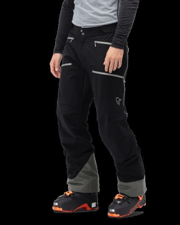 Norrona Heren Lyngen Flex1 Broek Kaviaar/castor Grijs