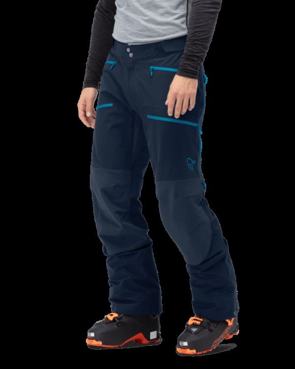 Norrona Heren Lyngen Flex1 Broek Indigo Night/hawaiian Surf