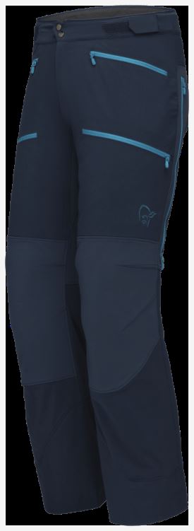 Norrona Heren Lyngen Flex1 Broek Indigo Night/hawaiian Surf