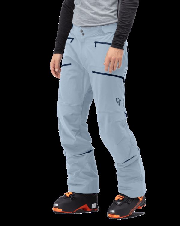 Norrona Heren Lyngen Flex1 Broek Blauw Mist