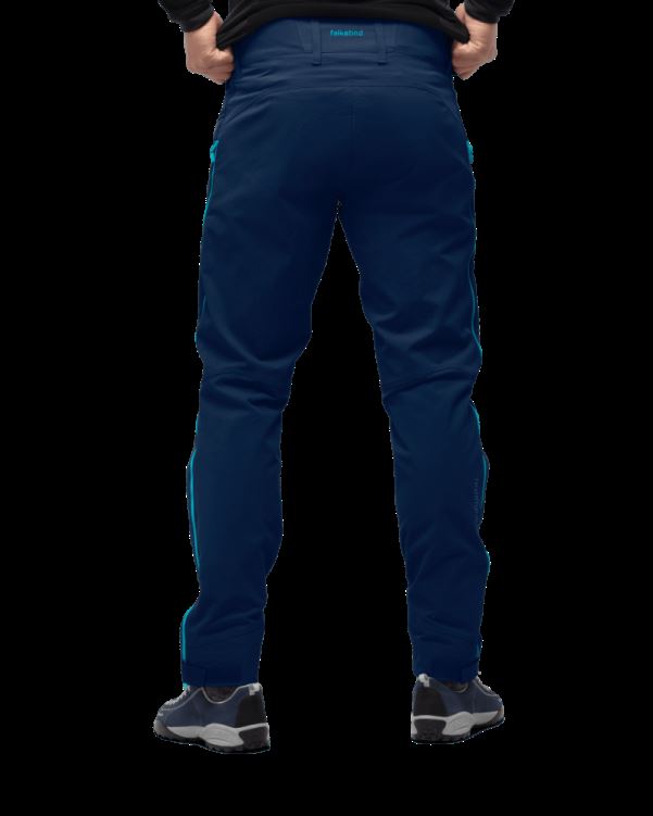 Norrona Heren Falketind Flex1 Heavy Duty Broek Indigo Night/hawaiian Surf