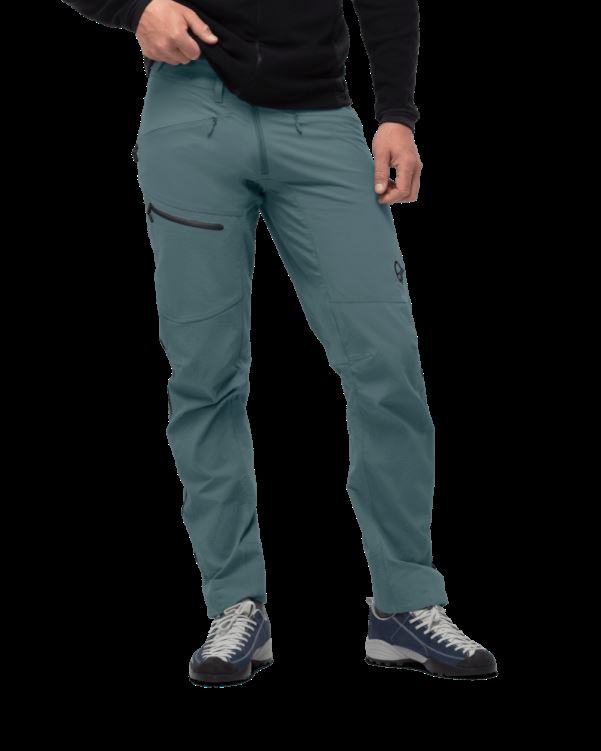 Norrona Heren Falketind Flex1 Heavy Duty Broek Noord Atlantic