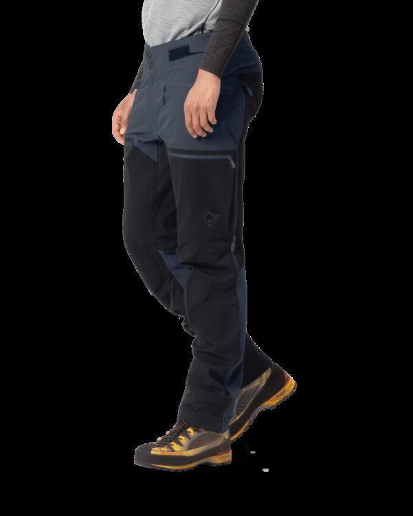 Norrona Heren Trollveggen Flex1 Broek Cool Zwart/kaviaar