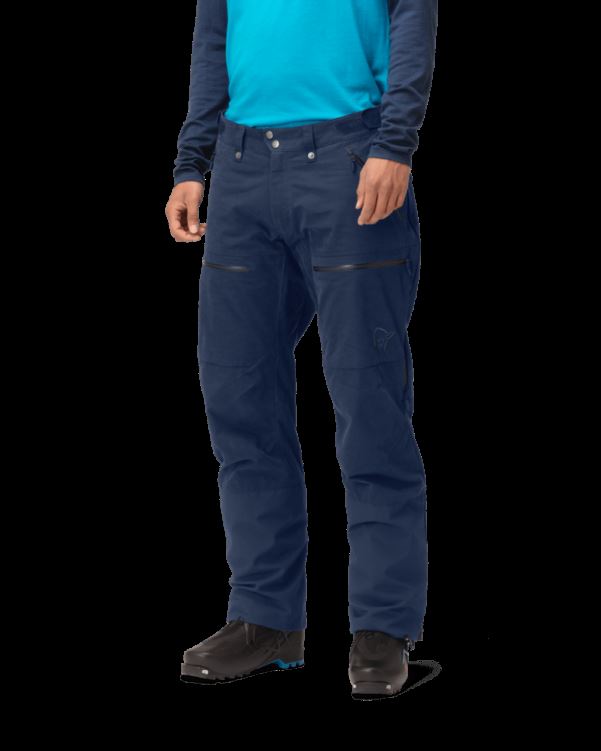 Norrona Lyngen Katoenen Herenbroek Indigo Nachtblauw