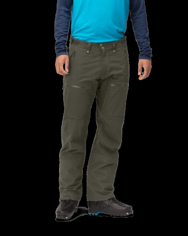 Norrona Heren Lyngen Katoenen Broek Olijf Nacht