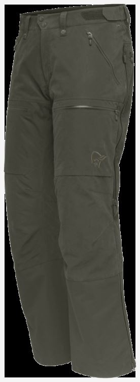 Norrona Heren Lyngen Katoenen Broek Olijf Nacht