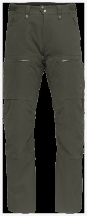 Norrona Heren Lyngen Katoenen Broek Olijf Nacht