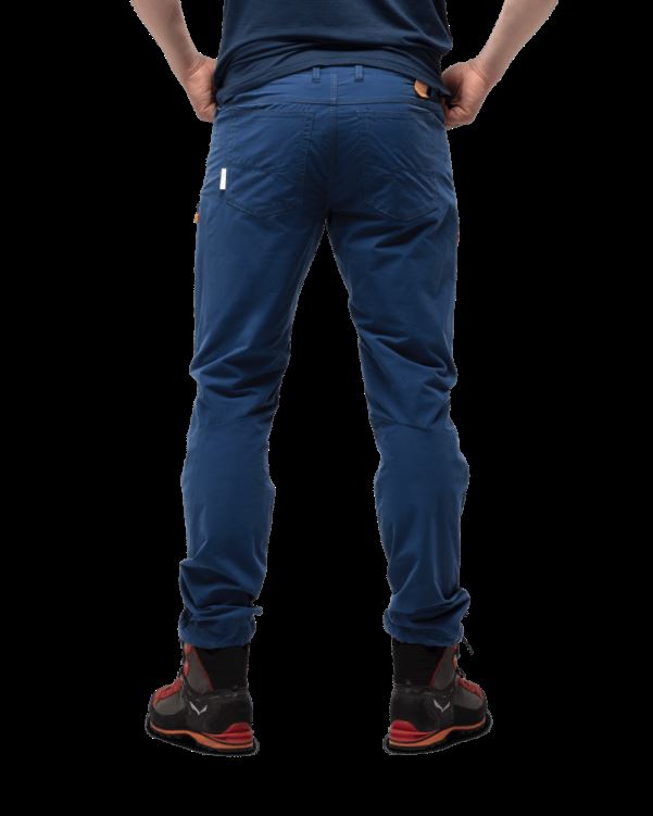 Norrona Svalbard Licht Katoenen Herenbroek Indigo Nachtblauw