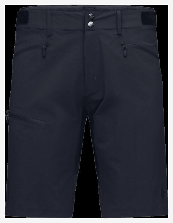 Norrona Heren Short Falketind Flex1 Kaviaar Zwart