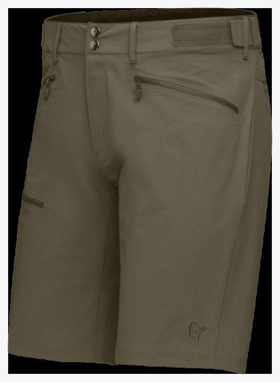 Norrona Falketind Flex1 Korte Broek Olijf Nacht Voor Heren
