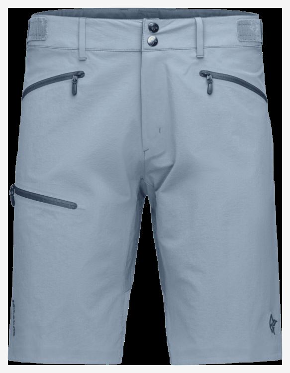 Norrona Heren Short Falketind Flex1 Blauw Mistig
