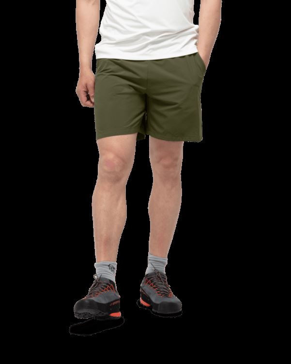 Norrona Losse Herenshort Olijf Nacht