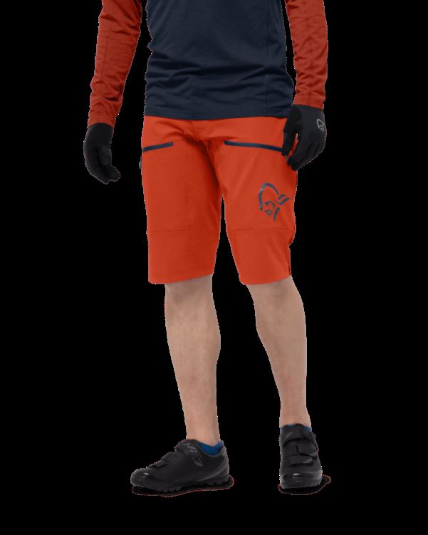 Norrona Heren Fjr Flex1 Heavy Duty Short Rooibos Thee