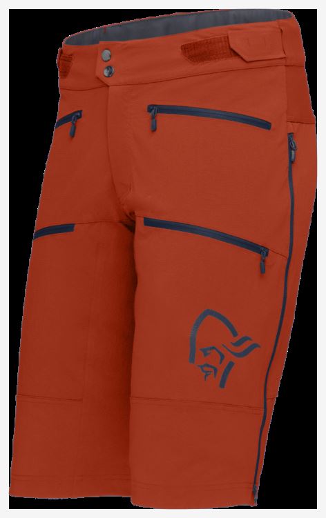 Norrona Heren Fjr Flex1 Heavy Duty Short Rooibos Thee
