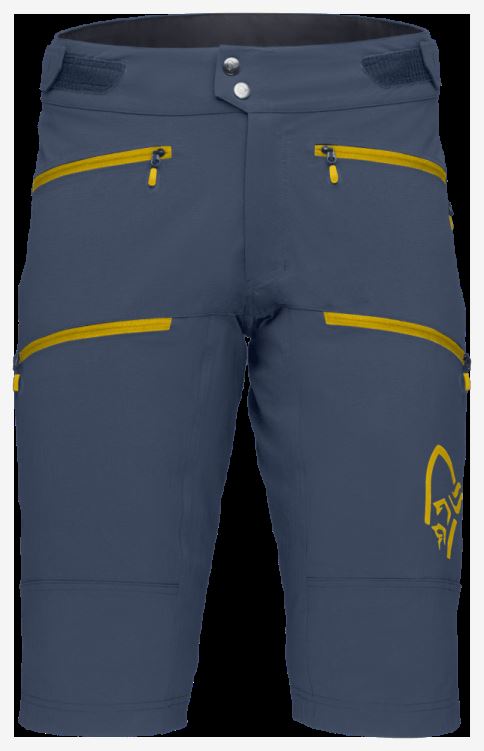 Norrona Heren Short Fjr Flex1 Heavy Duty Vintage Indigo Blauw