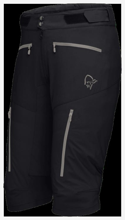 Norrona Heren Short Fjr Flex1 Caviar Zwart