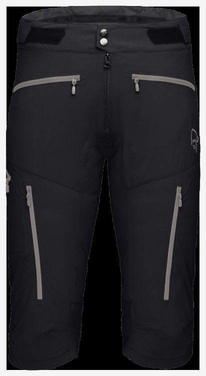 Norrona Heren Short Fjr Flex1 Caviar Zwart