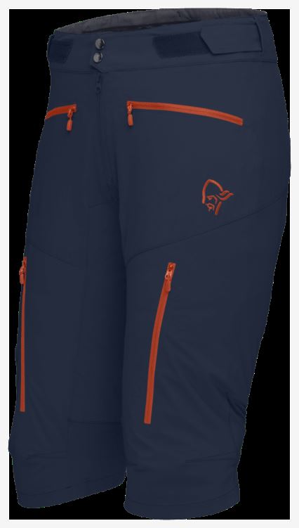 Norrona Heren Short Fjr Flex1 Indigo Night/rooibos Thee