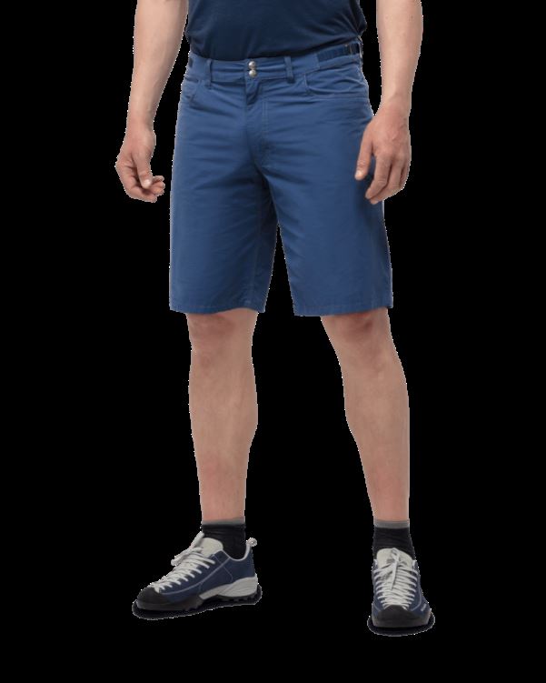 Norrona Svalbard Licht Katoenen Herenshort Indigo Nachtblauw