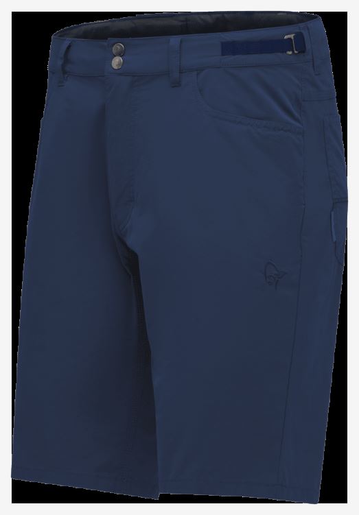 Norrona Svalbard Licht Katoenen Herenshort Indigo Nachtblauw