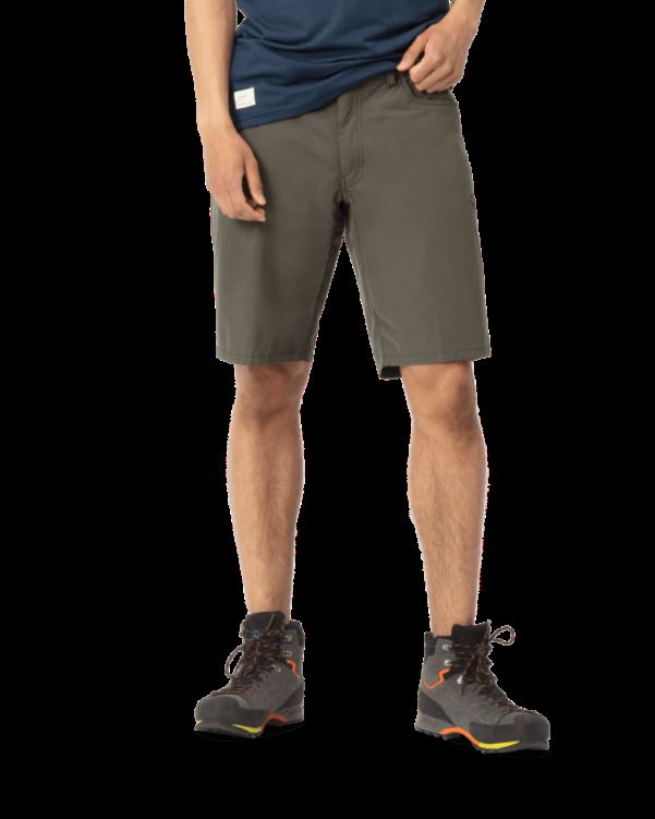 Norrona Svalbard Licht Katoenen Korte Broek Voor Heren, Leigrijs