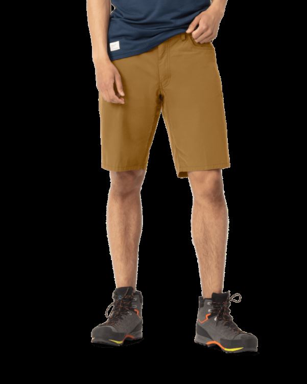 Norrona Svalbard Lichte Katoenen Short Camelflage Voor Heren