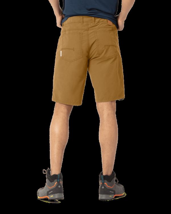 Norrona Svalbard Lichte Katoenen Short Camelflage Voor Heren