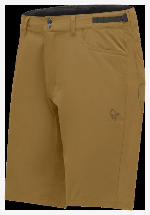 Norrona Svalbard Lichte Katoenen Short Camelflage Voor Heren