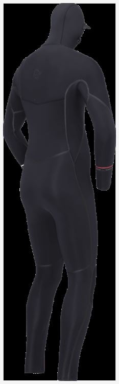 Norrona Heren Unstad 5.5/5/4 Wetsuit Met Capuchon Caviar Zwart