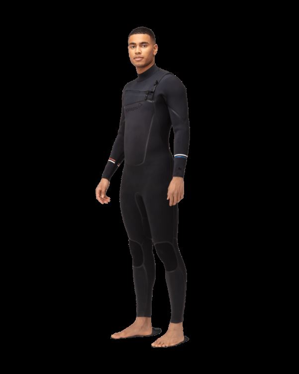 Norrona Heren Unstad 4/3/5 Wetsuit Kaviaar Zwart