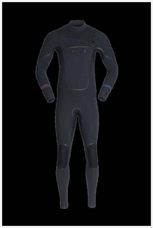 Norrona Heren Unstad 4/3/5 Wetsuit Kaviaar Zwart
