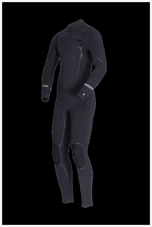 Norrona Heren Unstad 4/3/5 Wetsuit Kaviaar Zwart