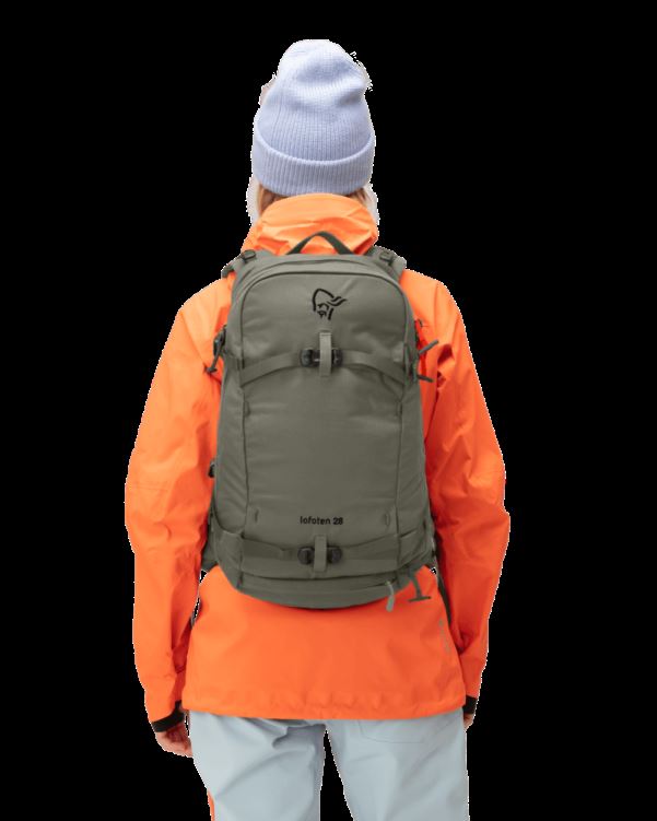 Norrona Dames Lofoten 28l Pack Olijf Nacht
